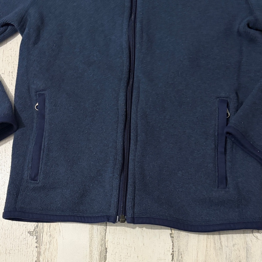 Patagonia Kids Deep Blue Fleece Jacket - Picture 3 of 9